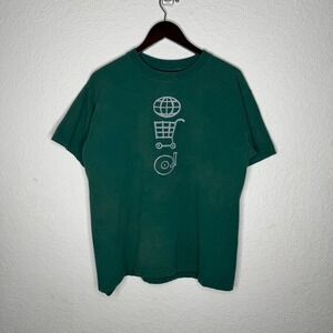 Vintage Green U2 PopMart 1997 tour t-shirt